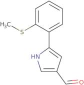 5-[2-(Methylthio)phenyl]-1H-pyrrole-3-carbaldehyde