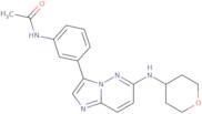 N-(3-{6-[(Oxan-4-yl)amino]imidazo[1,2-b]pyridazin-3-yl}phenyl)acetamide