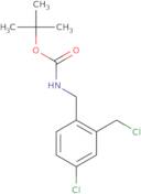 tert-Butyl 4-chloro-2-(chloromethyl)benzylcarbamate