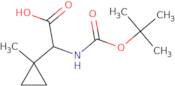 (S)-2-((tert-Butoxycarbonyl)amino)-2-(1-methylcyclopropyl)acetic acid