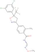 4-[5-(3,5-Dichlorophenyl)-5-(trifluoromethyl)-4H-1,2-oxazol-3-yl]-N-[(Z)-methoxyiminomethyl]-2-methylbenzamide