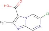 6-Chloro-2-methylimidazo[1,2-a]pyrazine-3-carboxylic acid