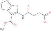 2-(3-Carboxypropionylamino)-5,6-dihydro-4H-cyclo-penta[b]thiophene-3-carboxylic acid methyl ester