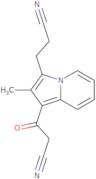 3-[3-(2-Cyano-ethyl)-2-methyl-indolizin-1-yl]-3-oxo-propionitrile