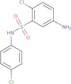 5-Amino-2-chloro-N-(4-chlorophenyl)benzene-1-sulfonamide