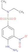 N,N-Diethyl-4-hydrazinyl-3-nitrobenzene-1-sulfonamide