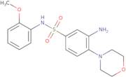 3-Amino-N-(2-methoxyphenyl)-4-(morpholin-4-yl)benzene-1-sulfonamide