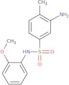 3-Amino-N-(2-methoxyphenyl)-4-methylbenzene-1-sulfonamide