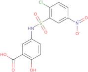 5-(2-Chloro-5-nitrobenzenesulfonamido)-2-hydroxybenzoic acid