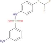 3-Amino-N-{4-[(difluoromethyl)sulfanyl]phenyl}benzene-1-sulfonamide