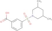 3-[(3,5-Dimethylpiperidin-1-yl)sulfonyl]benzoic acid