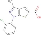 1-(2-Chlorophenyl)-3-methyl-1H-thieno[2,3-c]pyrazole-5-carboxylic acid