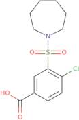 3-(Azepane-1-sulfonyl)-4-chlorobenzoic acid