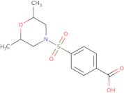 4-[(2,6-Dimethylmorpholin-4-yl)sulfonyl]benzoic acid