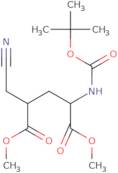 (4R)-N-(tert-Butyloxycarbonyl)-4-(cyanomethyl)-L-glutamic acid 1,5-dimethyl ester