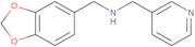 Benzo[1,3]dioxol-5-ylmethyl-pyridin-3-ylmethyl-amine