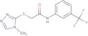 2-(5-methyl(2,3,5-triazolylthio))-N-(3-(trifluoromethyl)phenyl)ethanamide