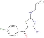 [2-(Allylamino)-4-amino-1,3-thiazol-5-yl](4-chlorophenyl)methanone