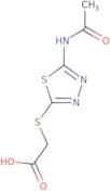 2-[(5-Acetamido-1,3,4-thiadiazol-2-yl)sulfanyl]acetic acid