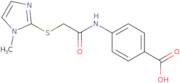 4-{2-[(1-Methyl-1H-imidazol-2-yl)sulfanyl]acetamido}benzoic acid