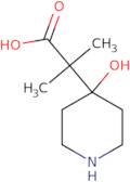 2-(4-Hydroxypiperidin-4-yl)-2-methylpropanoic acid