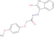 3-(2-(4-methoxyphenoxy)acetylhydrazidyl)-2-oxoindoline