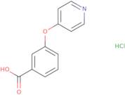 3-(Pyridin-4-yloxy)benzoic acid hydrochloride