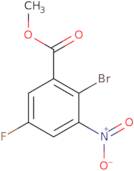 Methyl 2-bromo-5-fluoro-3-nitrobenzoate