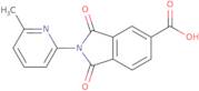 2-(6-Methylpyridin-2-yl)-1,3-dioxoisoindoline-5-carboxylic acid