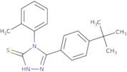 5-(4-tert-Butylphenyl)-4-(2-methylphenyl)-4H-1,2,4-triazole-3-thiol