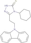 5-[2-(9H-Carbazol-9-yl)ethyl]-4-cyclohexyl-4H-1,2,4-triazole-3-thiol