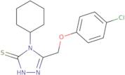 5-(4-Chlorophenoxymethyl)-4-cyclohexyl-4H-1,2,4-triazole-3-thiol