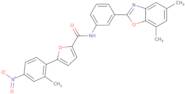 5-(2-Methyl-4-nitrophenyl)-furan-2-carboxylic acid [3-(5,7-dimethylbenzooxazol-2-yl)phenyl]amide