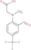 2-{[2-Formyl-4-(trifluoromethyl)phenyl](methyl)amino}acetic acid