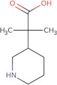 2-Methyl-2-(piperidin-3-yl)propanoic acid