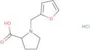 1-(Furan-2-ylmethyl)pyrrolidine-2-carboxylic acid hydrochloride