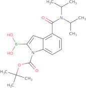 [4-[Di(propan-2-yl)carbamoyl]-1-[(2-methylpropan-2-yl)oxycarbonyl]indol-2-yl]boronic acid