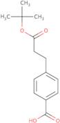 4-[3-[(2-Methylpropan-2-yl)oxy]-3-oxopropyl]benzoic acid