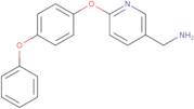 [6-(4-Phenoxyphenoxy)pyridin-3-yl]methanamine