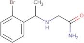 2-{[1-(2-Bromophenyl)ethyl]amino}acetamide