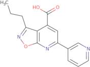 3-Propyl-6-(pyridin-3-yl)-[1,2]oxazolo[5,4-b]pyridine-4-carboxylic acid