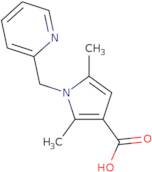 2,5-Dimethyl-1-(pyridin-2-ylmethyl)-1H-pyrrole-3-carboxylic acid