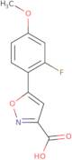 5-(2-Fluoro-4-methoxyphenyl)-1,2-oxazole-3-carboxylic acid
