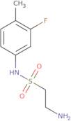 2-Amino-N-(3-fluoro-4-methylphenyl)ethane-1-sulfonamide