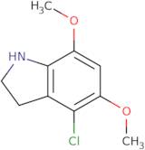 4-Chloro-5,7-dimethoxy-2,3-dihydro-1H-indole