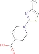 1-(4-Methyl-1,3-thiazol-2-yl)piperidine-4-carboxylic acid