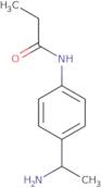 N-[4-(1-Aminoethyl)phenyl]propanamide