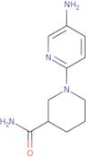 1-(5-Aminopyridin-2-yl)piperidine-3-carboxamide
