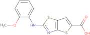 2-[(2-Methoxyphenyl)amino]thieno[2,3-d][1,3]thiazole-5-carboxylic acid