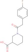 1-[2-(4-Fluorophenyl)acetyl]piperidine-3-carboxylic acid